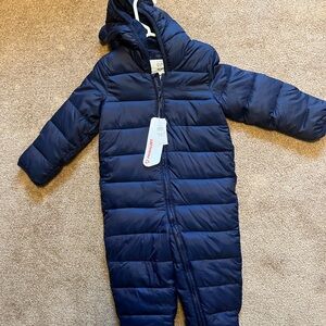 GAP Navy Blue Puffer Snowsuit